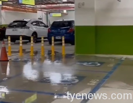 徐鈺雯批蘆竹二號社宅停車場遇雨變「水上樂園」 鄭文燦:會盡快修繕 徐裕文