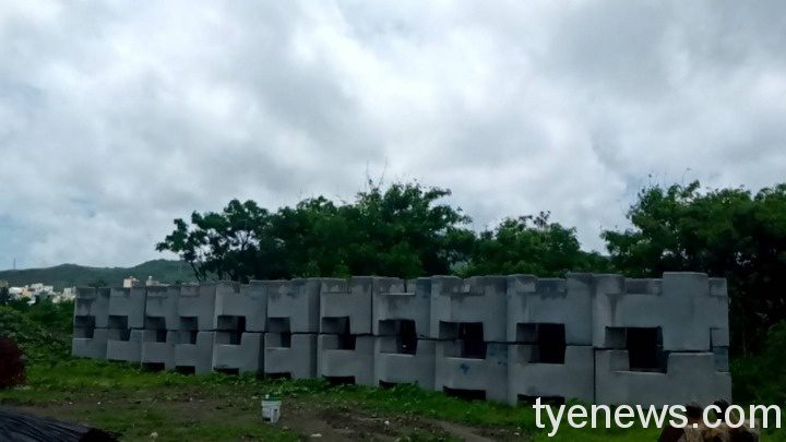 熱帶低壓襲擊恆春半島 第七河川局呼籲民眾做好防汛 恆春地區東門溪排水消波塊防汛作為