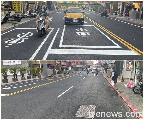 台水汰換桃園中正路50年老水管 施工兼顧商家營運及人潮 施工後2