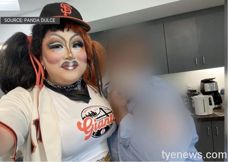 杜爾塞（Panda Dulce）組織「變裝皇后故事時間」活動，被驕傲男孩衝擊辱罵。（取自KPIX新聞截圖） 2