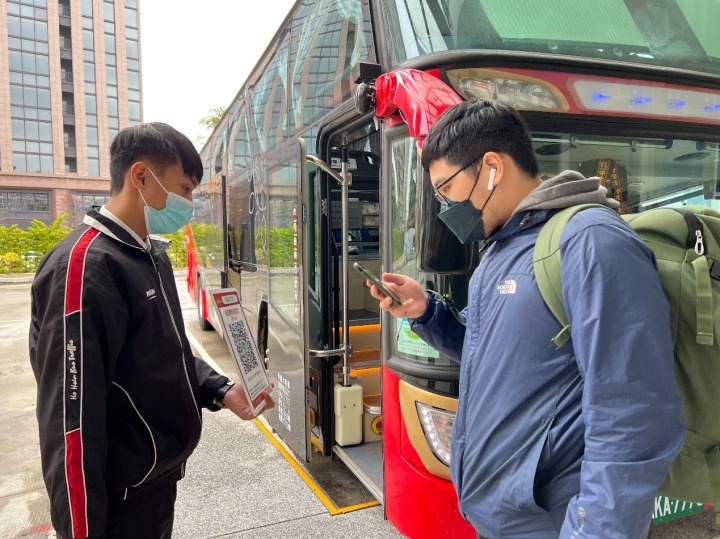 元旦假期將至 桃園監理站督導客運業者落實防疫 用此