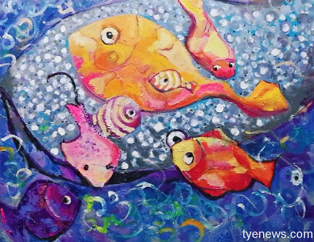 色藝薰心油畫創作聯展 6/18起桃市圖新屋分館登場 色藝薰心油畫創作聯展03