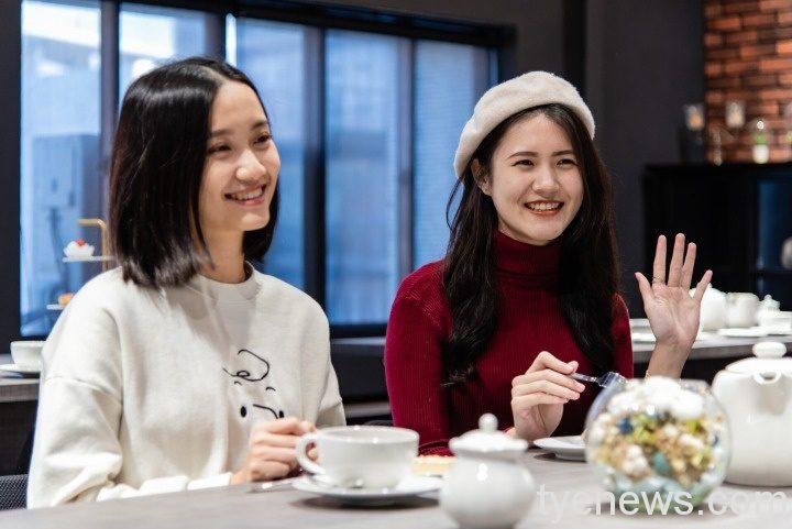 英國茶文化教室。圖:銘傳大學提供 英國茶文化教室。圖:銘傳大學提供