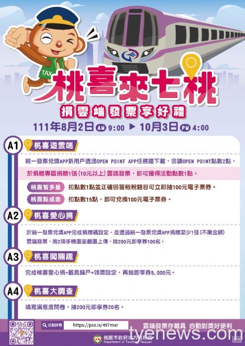 桃市地稅局捐雲端發票享好禮 8/2起最高抽5000元即享券 20220726120959886 複製