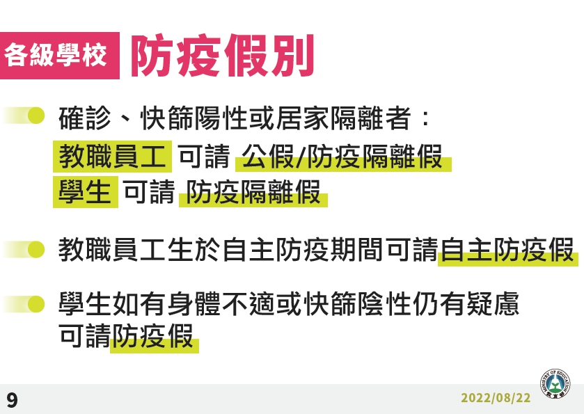 以篩代隔!今起確診不停課 、快篩陰可照常上學 1662947128448