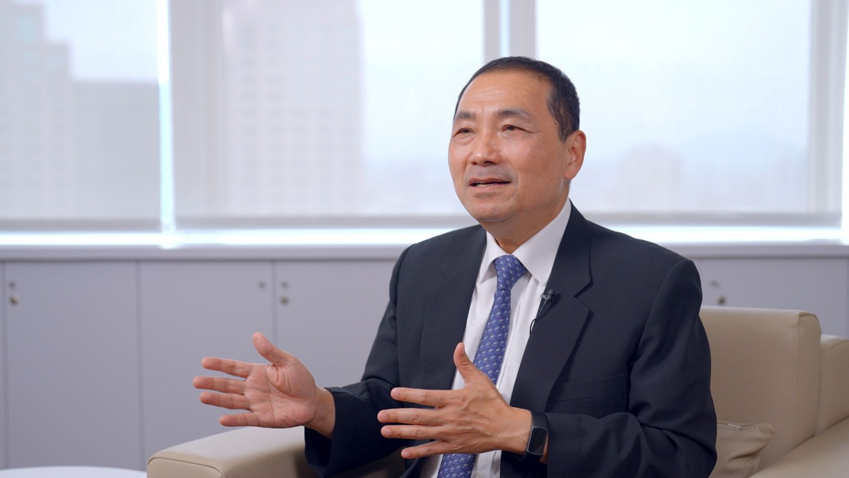 圖一：新北市長侯友宜肯定獲獎者在各自工作崗位上奉獻心力，滿懷教育愛及付出，得獎