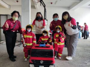 楊梅消防宣導防災教育 幼兒園學童搶當打火英雄