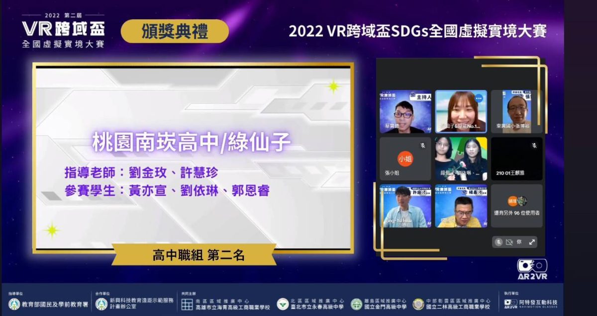 VR跨域盃SDGs虛擬實境大賽 南崁高中勇奪全國第二 694713 scaled