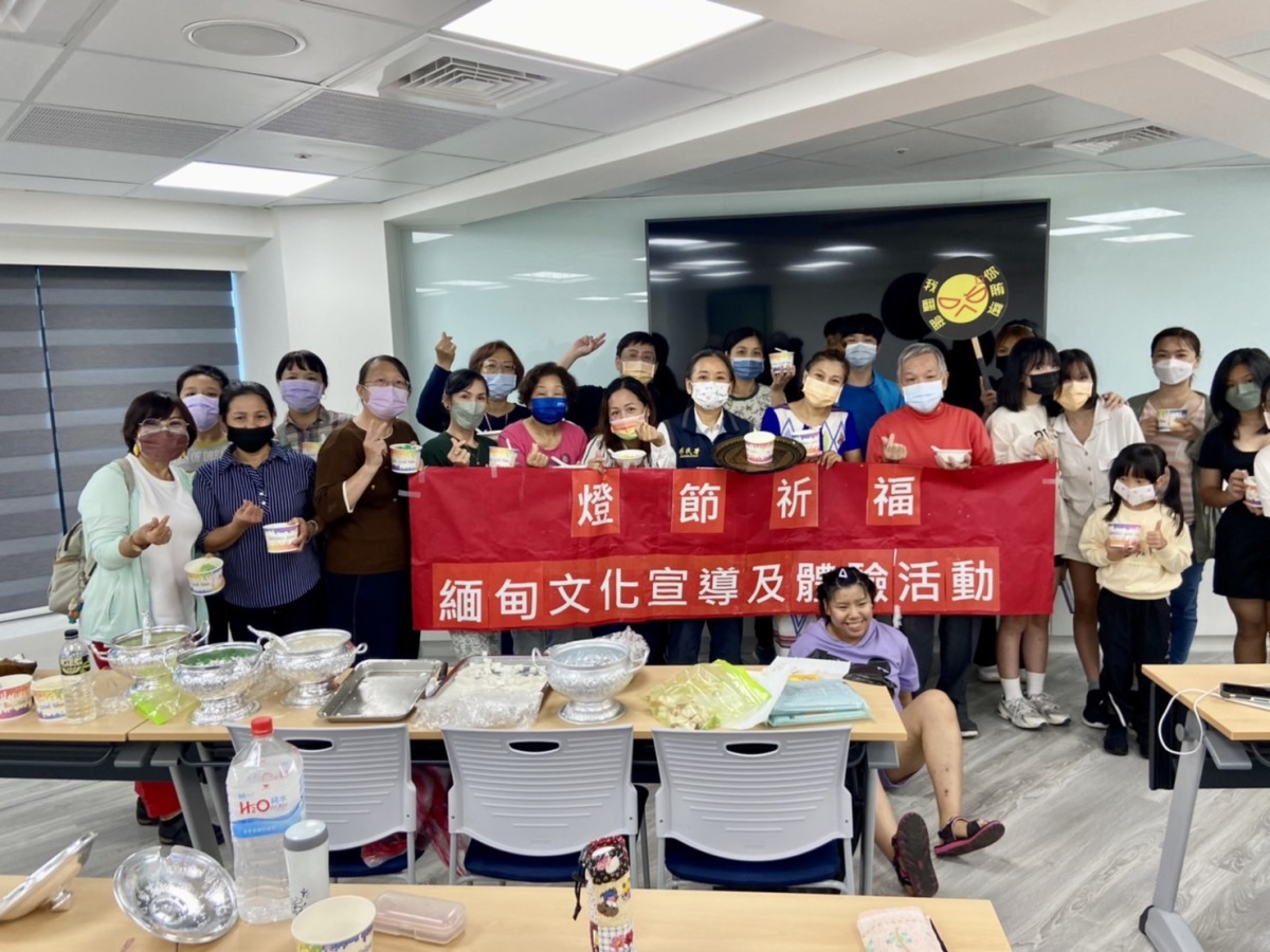移民署桃園站慶祝緬甸排燈節 製作特色美食摩摩喳喳 S 7733264