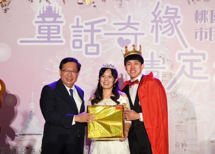 桃園市111年市民聯合婚禮 80對新人共結連理共創甜蜜未來 20221105194206581