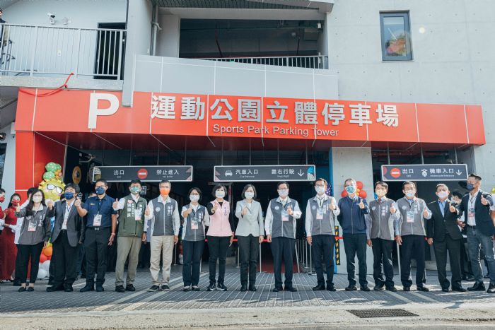龍潭運動公園立體停車場啟用 11月試營運全場免費 20221117172622058