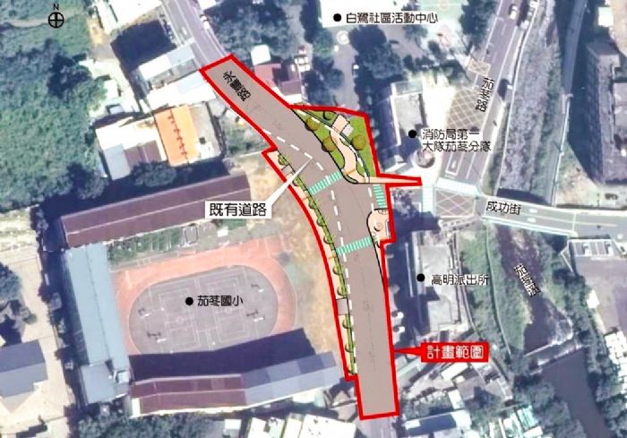 通學接送更安全!八德茄苳國小前永豐路截彎取直預計明年完工 20221118132048005