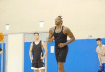 桃園永豐雲豹霍華德抵台隔日即投入訓練 隊友大讚專業、好相處