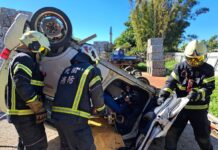 緊鄰國3、台66快速道路 桃消圳頂分隊加強車禍救援訓練