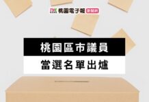 2022九合一開票出爐!桃園區市議員當選名單報你知