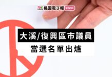 2022九合一開票出爐!大溪、復興區市議員當選名單報你知