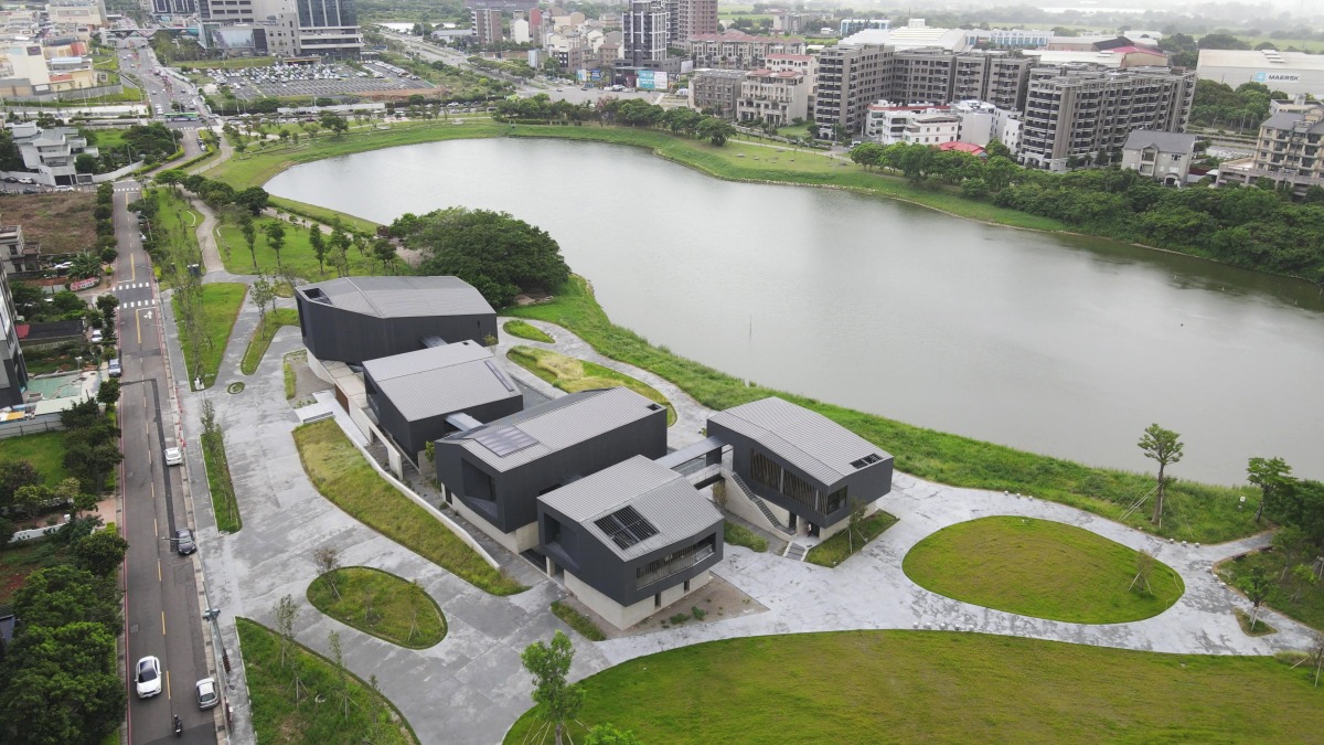 桃園橫山書藝館脫穎而出 獨得台灣建築獎首獎 橫山書法空拍照