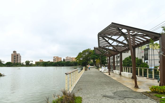 中壢內定綠塘水岸公園預計明年啟用 生態工法打造休閒好去處 20221208165845644