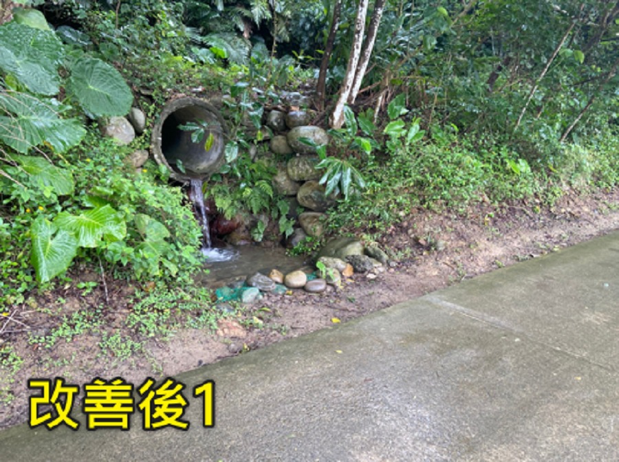 桃園水務局:大溪山豬湖生態園區步道遇雨積水 已搶修完成 22222222222222222222