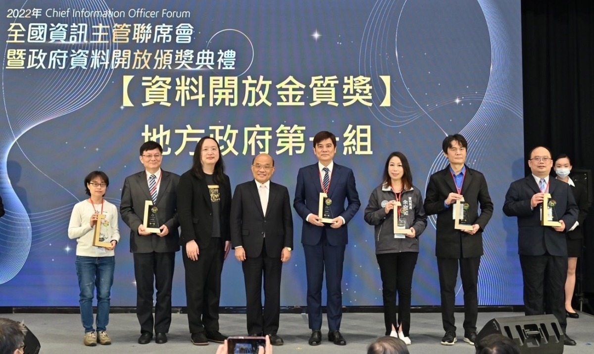 桃市奪「資料開放金質獎」 推動數位轉型獲肯定 S 68321451