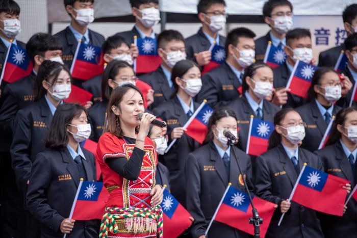 桃園元旦升旗 張善政:期許不分黨派一起為桃園努力 20230101115538466