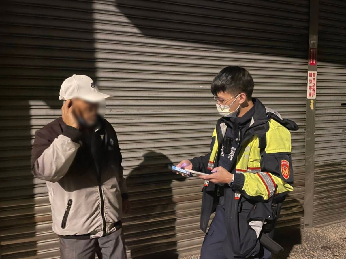 8旬老翁寒風迷途7公里 平鎮警暖心助返家 500648 scaled