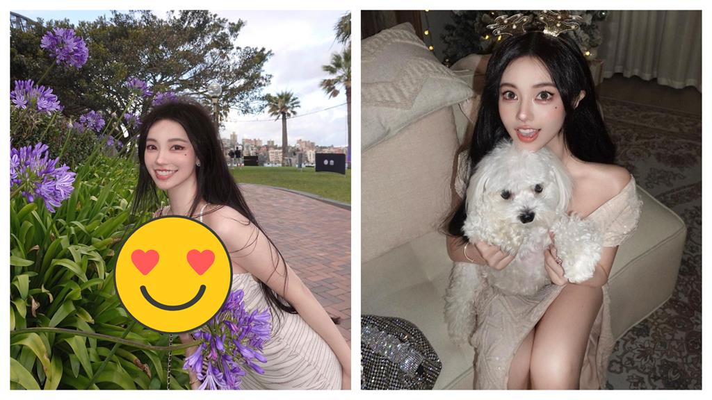 台灣正妹激短洋裝遊雪梨!網見「彎腰甜笑」側拍秒暴動:好大朵的花