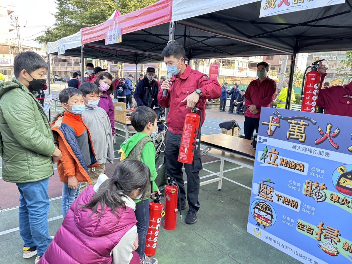 桃園消防四大隊防火宣導「我是救援小英雄、家庭防災大步走」 S 4554783