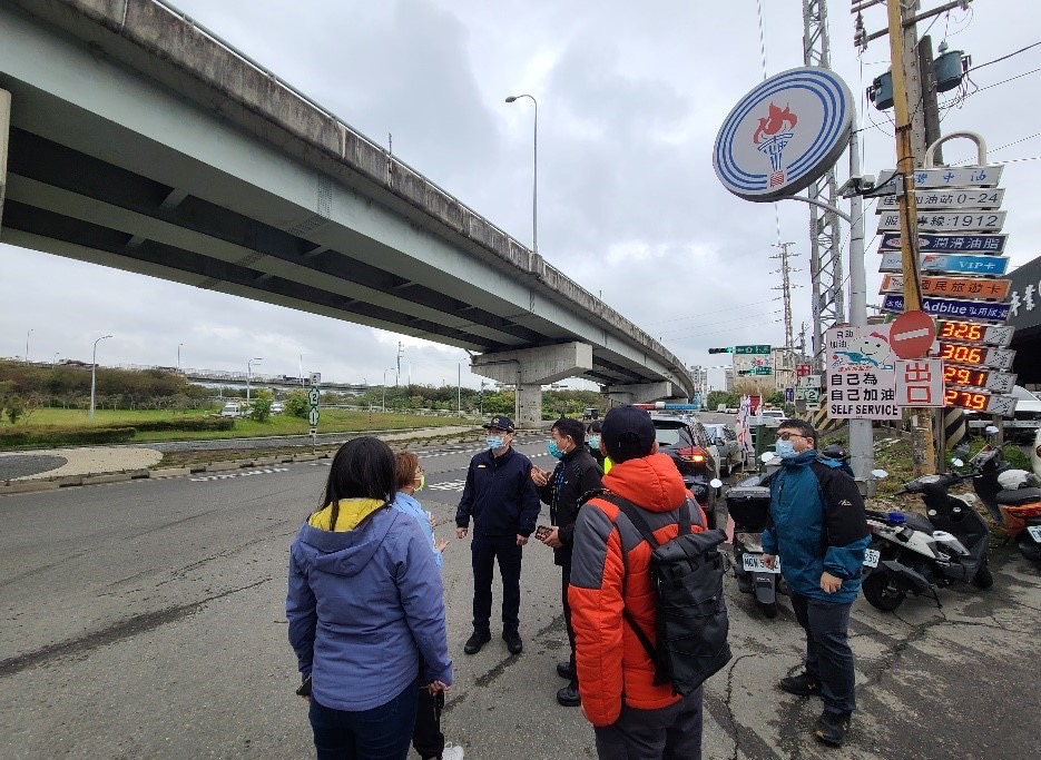 春節交通疏運 八德分局進行措施改善現勘 S 9388047