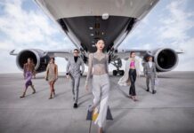 星宇航空拍時尚廣告!透視裝辣模大有來頭 殯葬業千金超狂背景起底