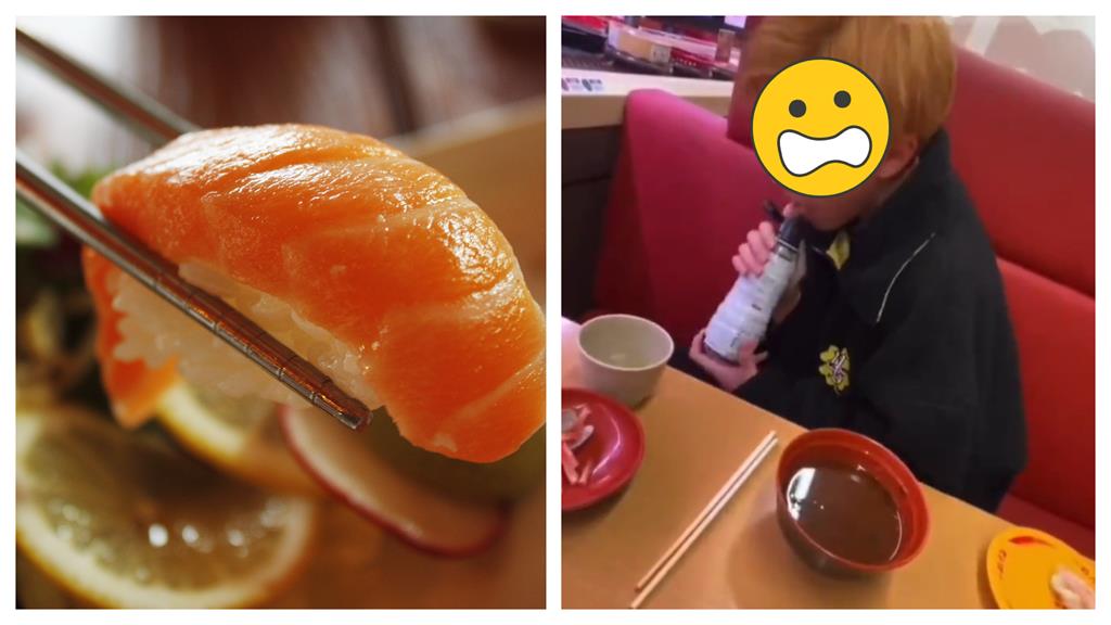 17歲高中生「舔醬油瓶、口水沾壽司」48秒片瘋傳 受害店家怒開告