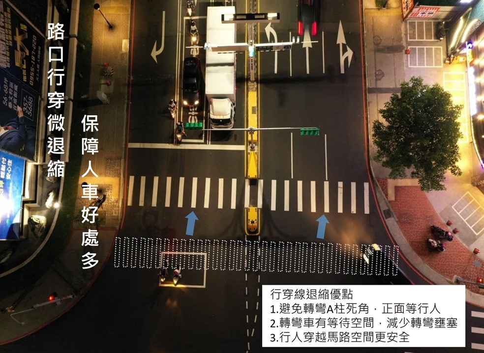 桃園市13處路口試辦行人綠燈早開措施 messageImage 1672516167223