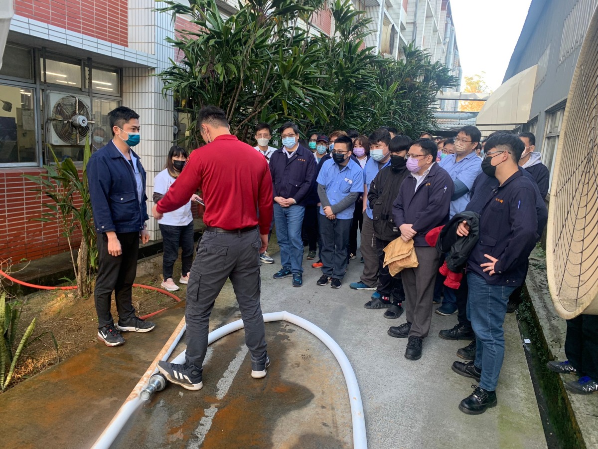 桃消加強工廠宿舍安檢 移工在台平安過好年 移工宿舍宣導、消防安檢、自衛消防編組 2