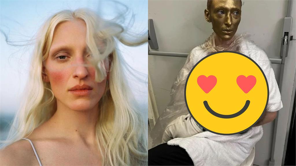 職業媽媽辛苦了!美國超模頂「銅人造型」餵母乳 震撼畫面曝4.4萬人淚讚