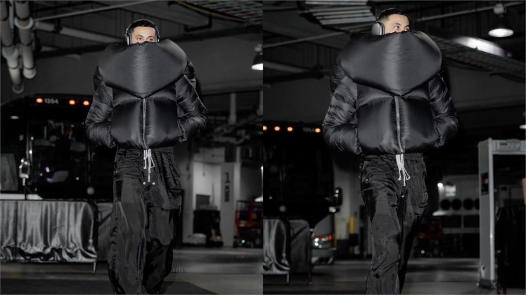 時尚不是普通人能懂的!一身「安全氣囊裝」引熱議連隊友也看傻