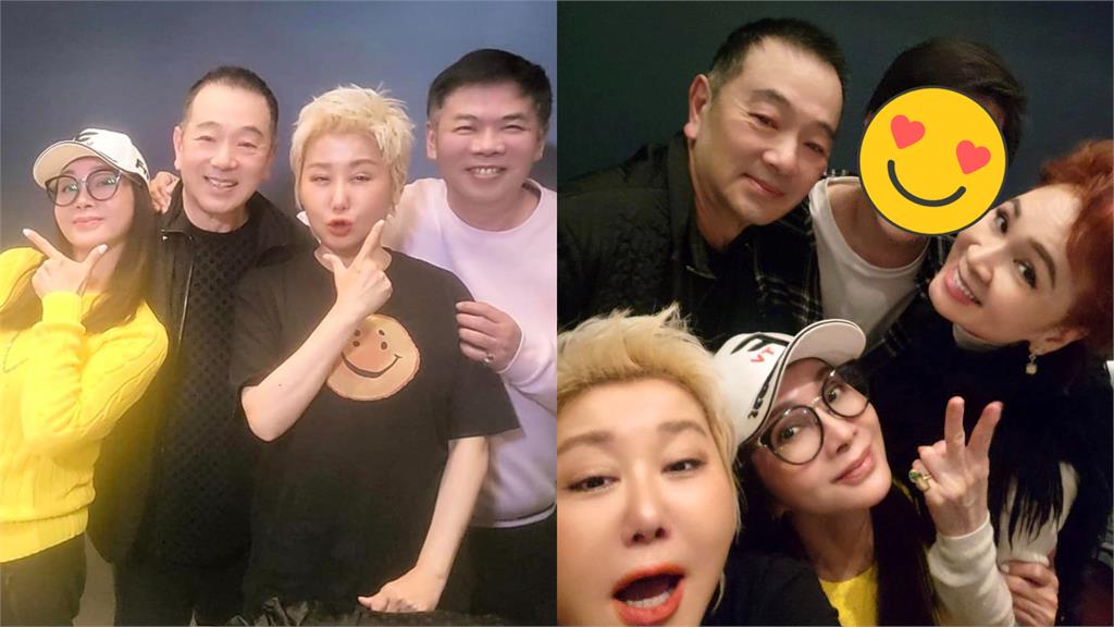 巨星團聚陳美鳳合體昔日螢幕情侶!兒帥氣臉龐搶走焦點