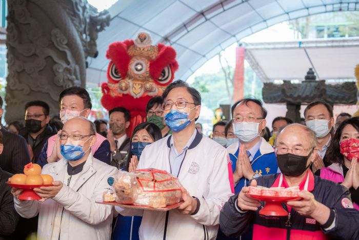 桃園土地公文化館6歲了 張善政發限量平安小物 20230219165540749