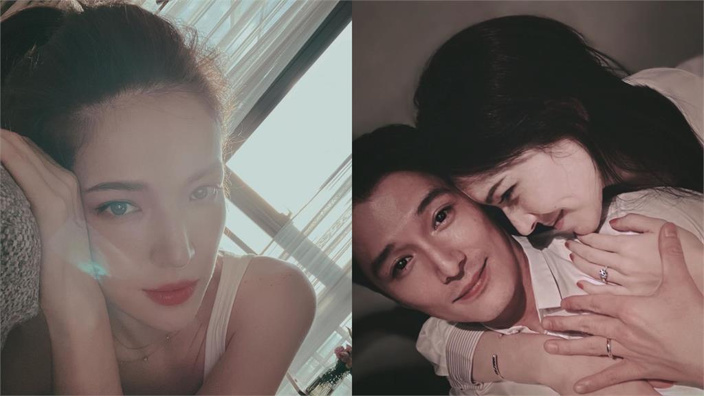 許瑋甯豹紋禮服火辣放送!甜蜜同框邱澤「背後環抱」閃瞎網友