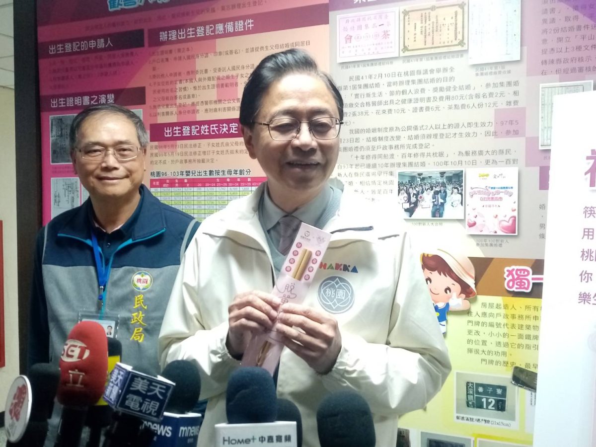 張善政情人節送「脫單筷」 下令市府今不許加班