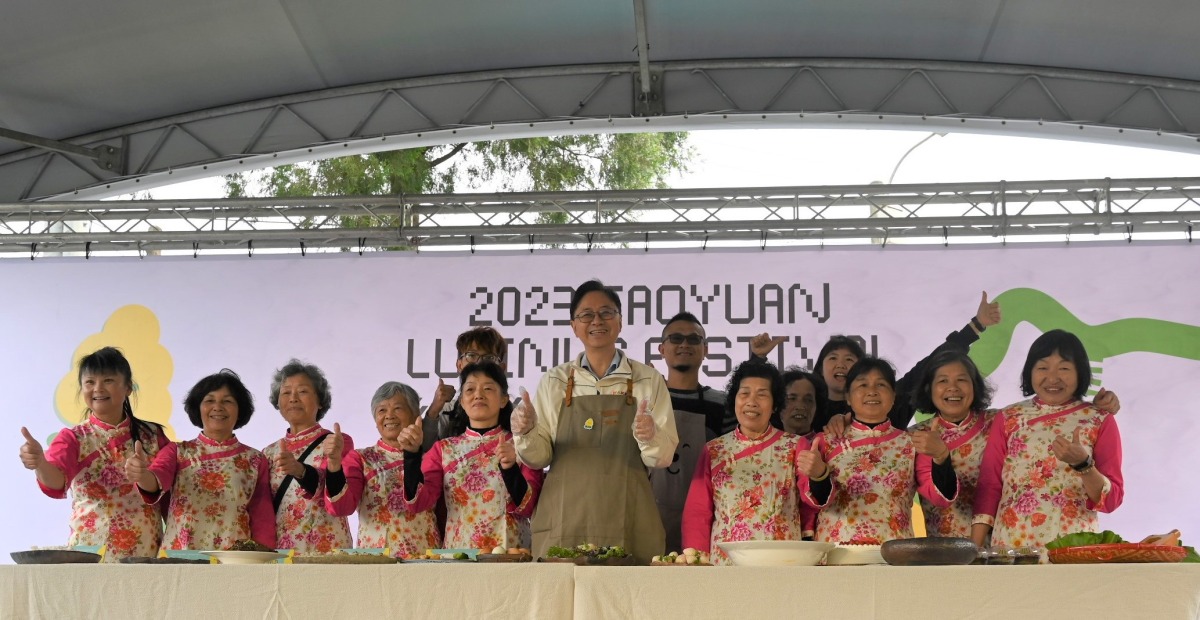 龍潭「戀戀魯冰花」熱情綻放 張善政推廣在地農產品 桃園市長張善政推廣三和里山好食
