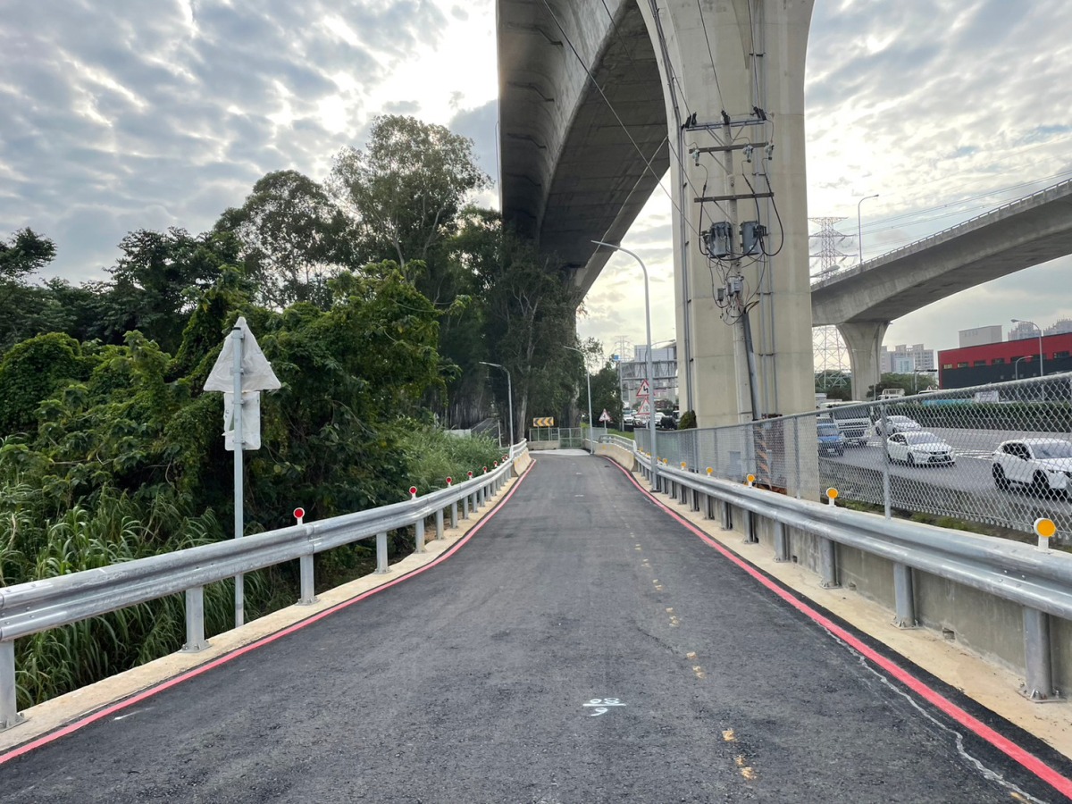 蘆竹龍林街延伸大竹路完工 預計2/12通車 竣工照片1