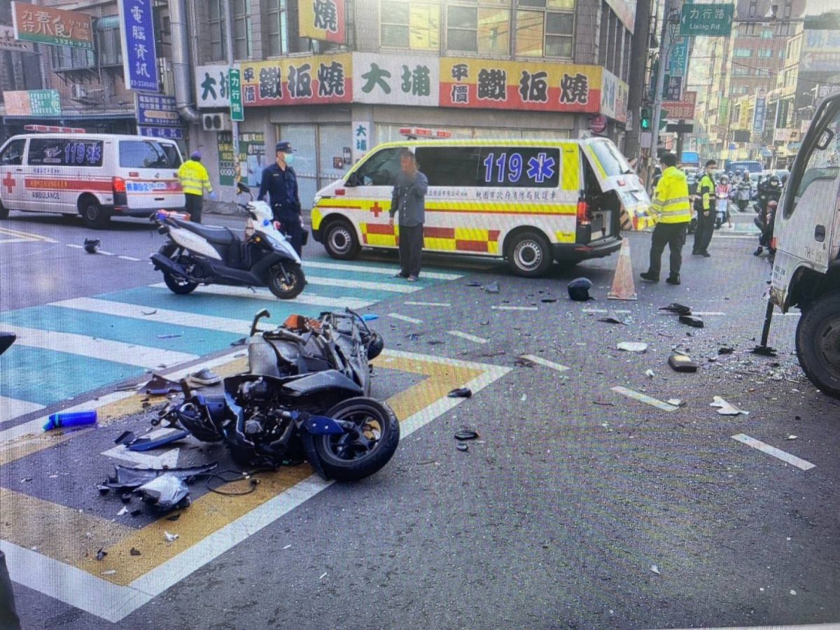 【有片】載兒上課途中出車禍 男騎士送醫傷重不治 1383252 scaled