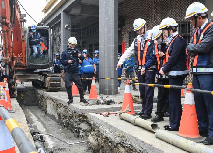 張善政盼台水超前部署 三坑抽水站爆管不再重演 20230302171910633