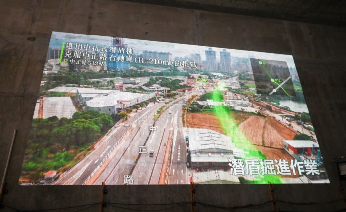 桃捷綠線首台潛盾機穿越國道下方 張善政:離通車又更近一步 20230328170006265