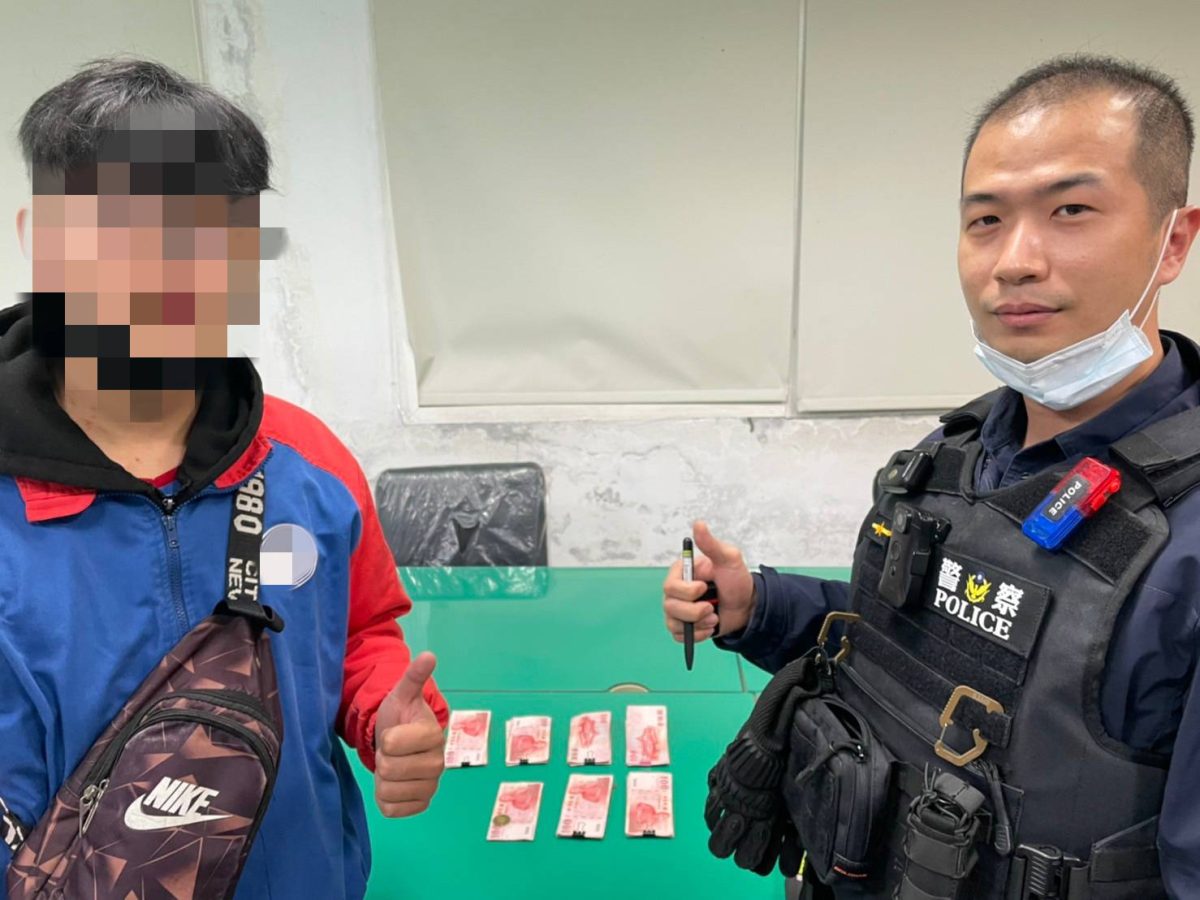 男偷加油站9千元 洗三溫暖遭大園警活逮 248168 scaled