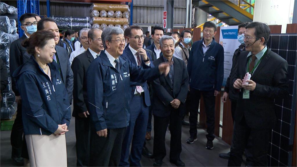 台灣機能紡織全球市占70% 陳建仁參訪桃園大統新創