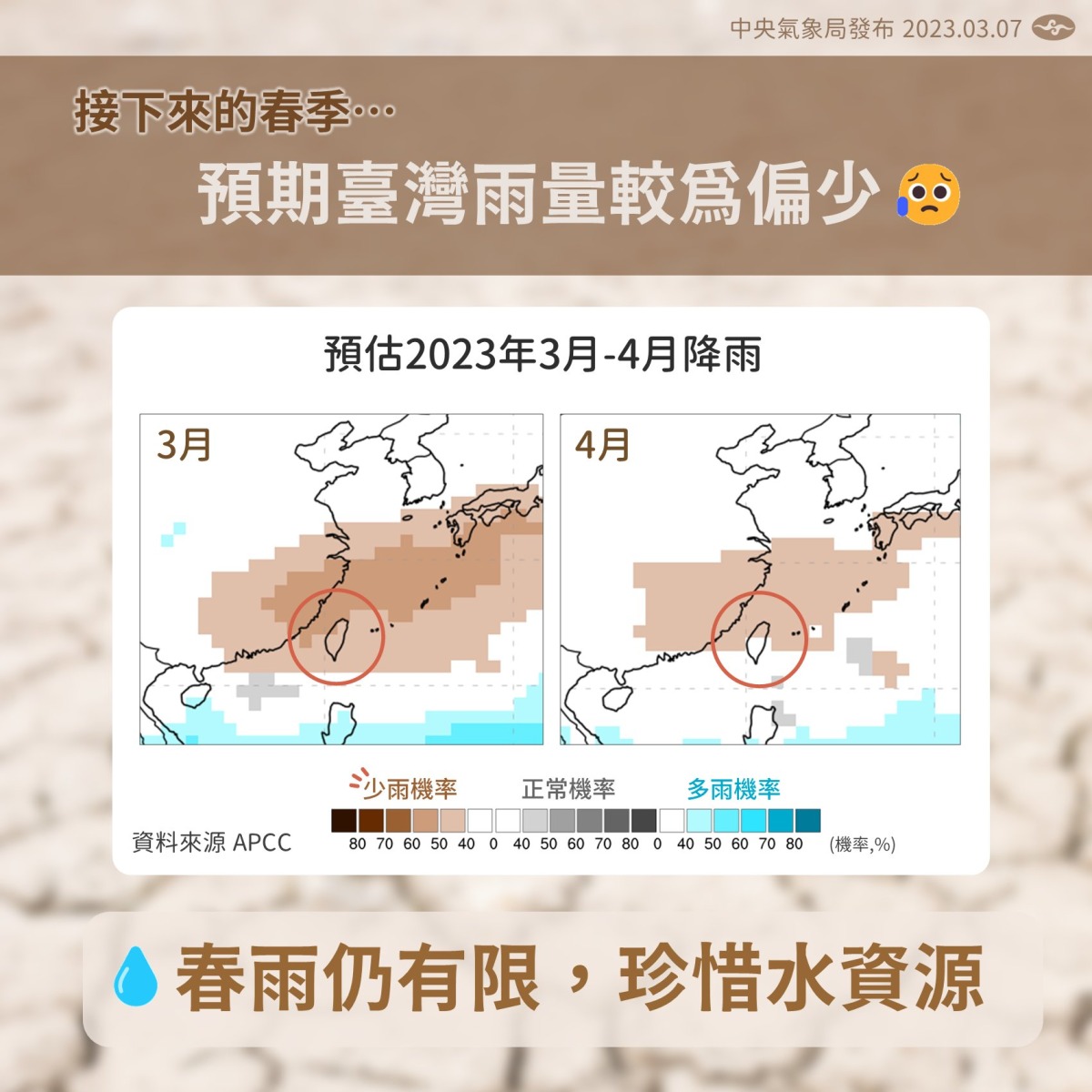 氣象局預測春雨有限 3月仍須留意保暖 334613564 1412448212824479 216834157185086949 n
