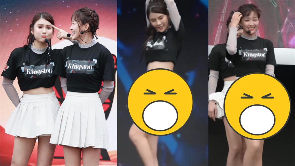 啦啦隊女神慘遭狂風強行使壞!白裙起飛畫面曝