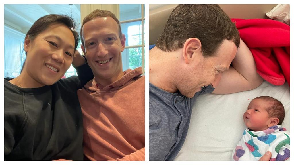 臉書祖克柏升級3寶爸!2個月育嬰假專心照顧小公主