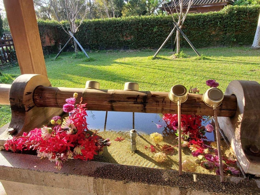 桃園忠烈祠神社園區春暖花開 主題裝置打造別具風格 messageImage 1679647124951